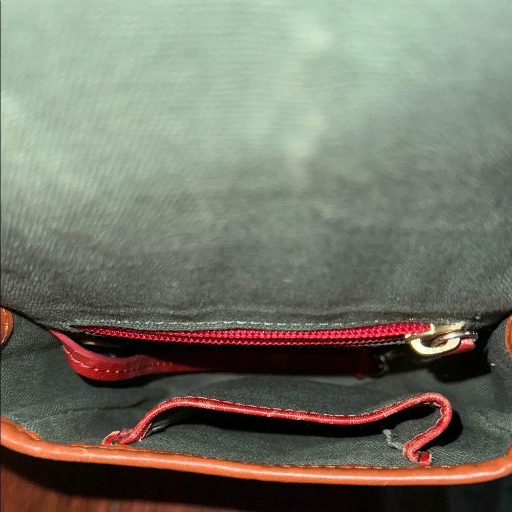 Dooney & Bourke Vintage Plaid Mini Crossbody Bag - Blue and Green - Picture 5 of 10